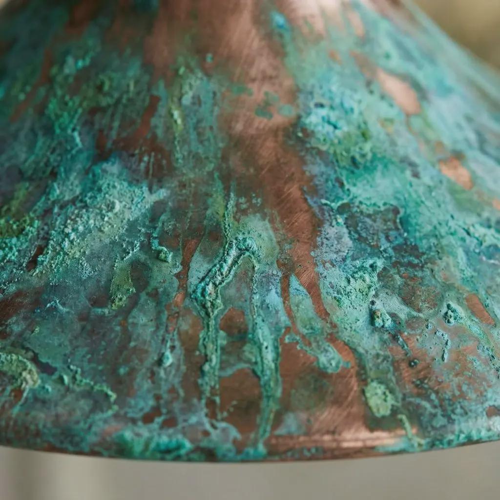 Verdigris Copper Pendant Lights: How to Style Aged Green Copper Lighting