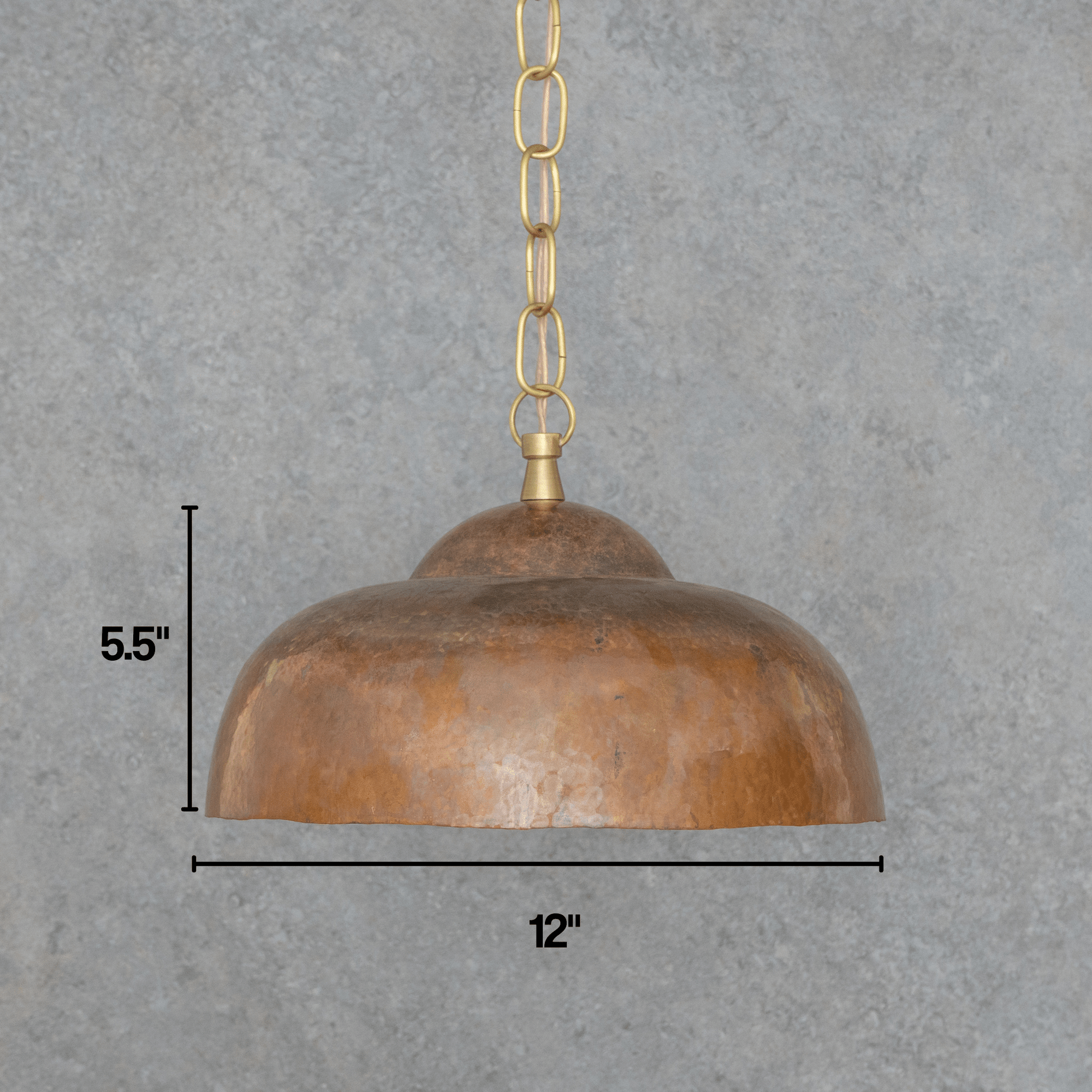 Tiered Copper Dome: Solid Handmade